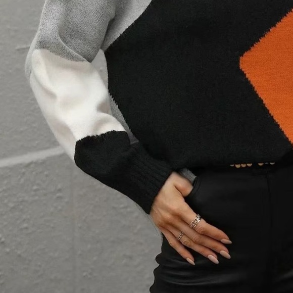 🍁🆕Colorblock Sweater - Picture 6 of 8
